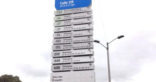 PARADERO SITP CALLE 119  281A01